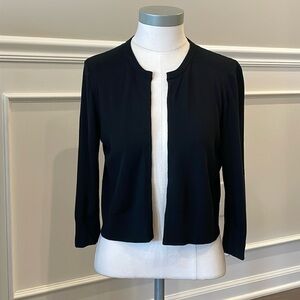 LOFT Petite Black Open Cardigan - Size SP